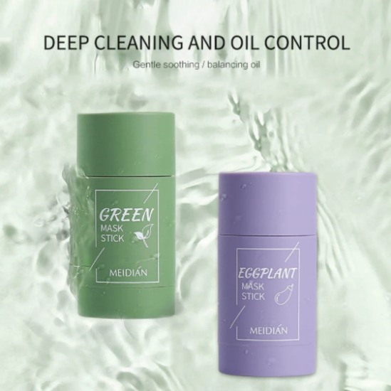 Deep Cleansing Masks Green Tea Mask Stick Mud Facial Purifying