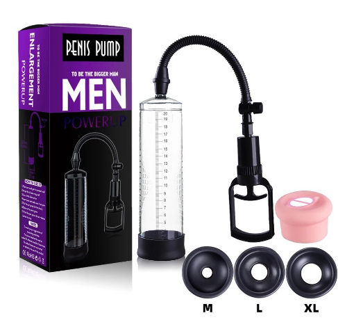 Male Penis Pump Vacuum Pump For Men Manual Penis Extender Enhanc