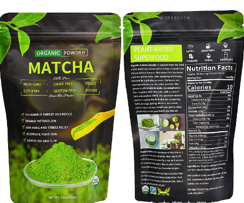 wholesale Organic green tea powder matcha weigth loss 100g/pack