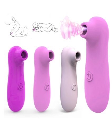 Powerful Clit Sucker Vibrator Clitoris Nipple Sucking Tongue toy